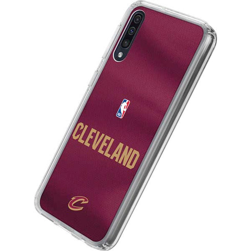 NBA Cleveland Cavaliers Jersey Galaxy A50 Clear Case